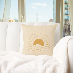 Almofada Cute Boho Sun Modern Minimalista
