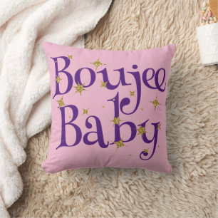 Almofada Cute Boujee Baby Purple e Rosa
