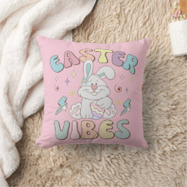 Almofada Cute Bunny Easter Vibes Pastel Spring 