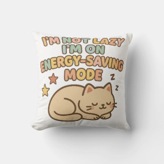 Almofada Cute Cat Energy Saver Tee