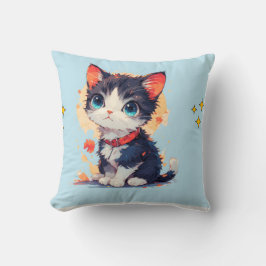 Almofada cute cat throw pilow