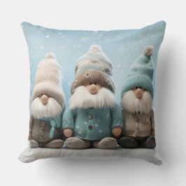Almofada Cute Christmas Gnome Throw Pillow