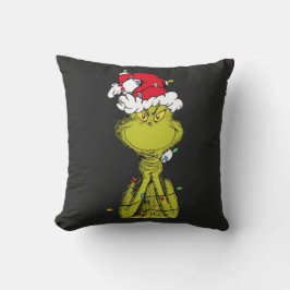 Almofada Cute Green Grinch Christmas Creature Design