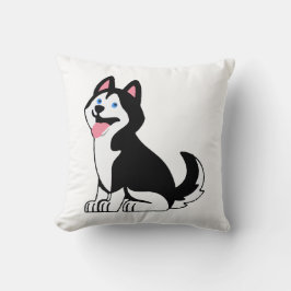 Almofada Cute Husky Puppy Throw Pillow
