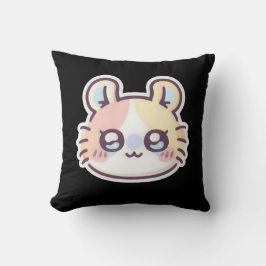 Almofada Cute Kawaii Cat Throw Pillow – Adorable Kitty 