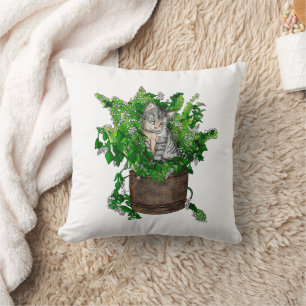 Almofada Cute Kitten em Pote