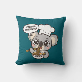Almofada Cute Koala curtindo Ramen