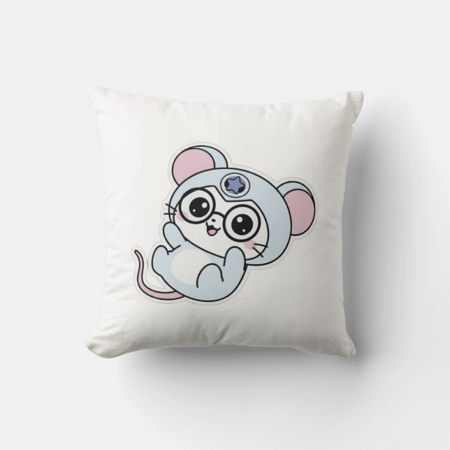 Almofada Cute lovely little adorable mouse (Frente)