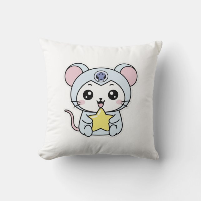 Almofada Cute lovely little adorable mouse (Frente)