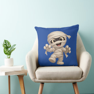 Almofada Cute Mummy Halloween Cartoon Illustration