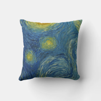 Almofada Cute Panda Bear - Van Gogh Style - Starry Night 