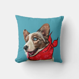 Almofada Cute Pembroke Welsh Corgi Personalizado