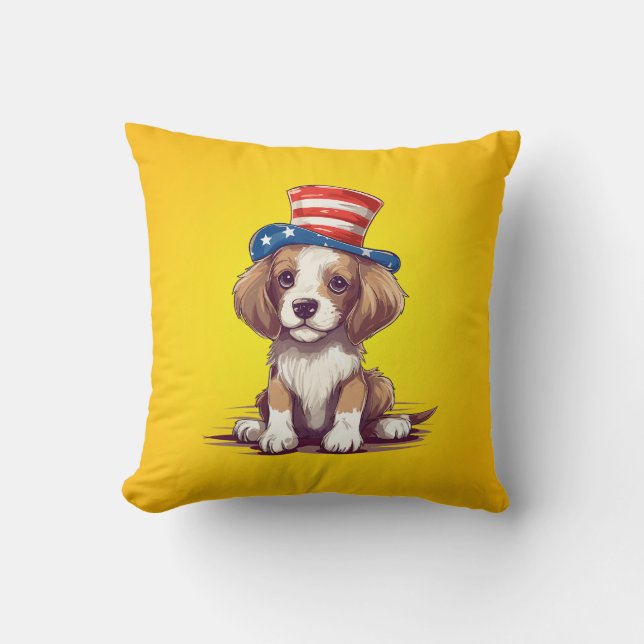 Almofada Cute Puppy Dog with Hat-54676 (Frente)