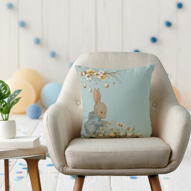 Almofada cute rabbit with duck (Criador carregado)