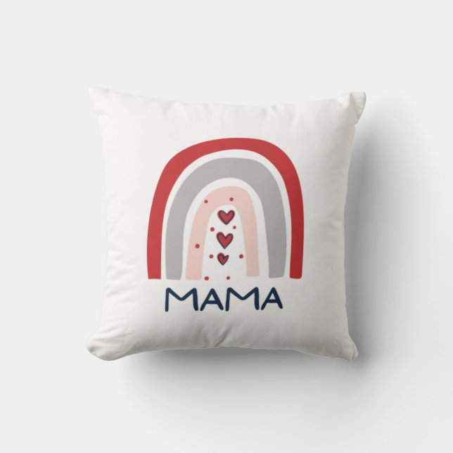 Almofada Cute Rainbow Mama (Frente)