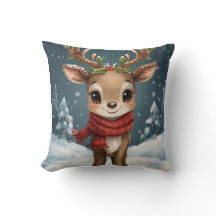 Cute reindeer Christmas for cozy living room