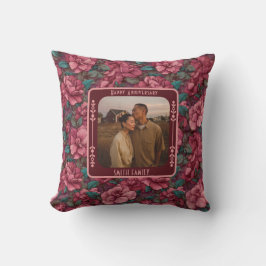 Almofada Cute Romantic 20Th Anniversary Throw Pillow