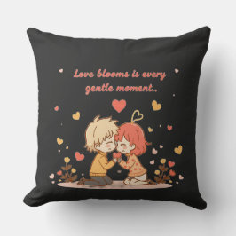 Almofada Cute Romantic Anime Couple - Love Moment