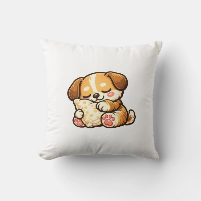 Almofada Cute Sleepy Puppy with Pillow (Frente)