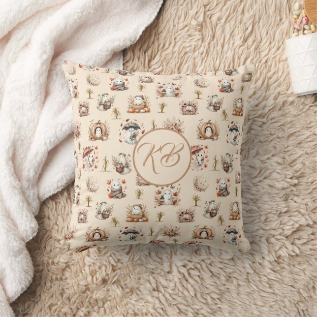 Almofada Cute Spooky Ghosts Whimsical (Cobertor)
