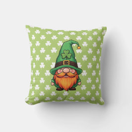 Almofada Cute St. Patrick's Day Lucky Leprechaun Gnome 