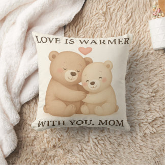 Almofada Cute Valentine’s Day Bear Pillow for Mom – Gift