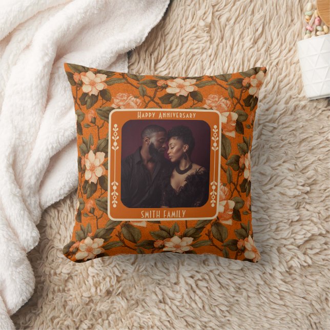 Almofada Cute Wedding Golden Anniversary  Throw Pillow  (Cobertor)