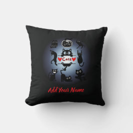Almofada Cutes Cats Throw Pillow