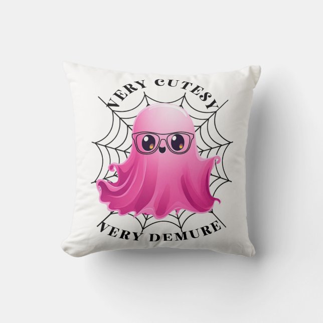 Almofada Cutesy Demure Ghost (Frente)