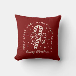 Almofada Cutesy Natal pré-desidratado arco de cana doce ver