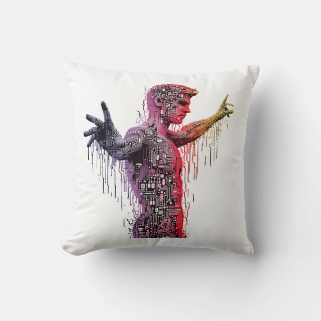 Almofada Cyber Humano (Frente)