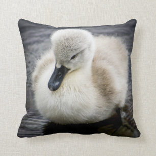 Almofada Cygnet da cisne do bebê