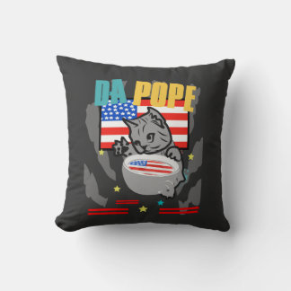 Almofada da pope leo cat amerika flagge 