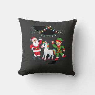 Almofada Dabbing Papai Noel Elfo Unicórnio Natal Crianças M