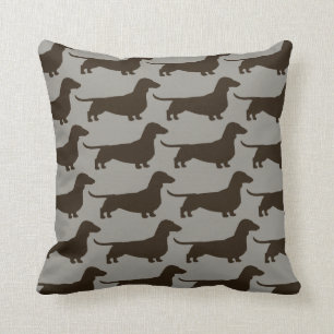 Almofada Dachshances Wiener Cães Padrão Diversão Doxie Love