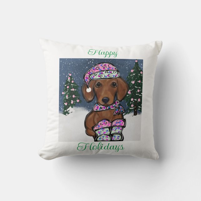 Almofada Dachshund (Frente)