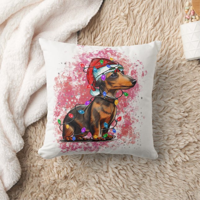 Almofada Dachshund de Natal (Cobertor)