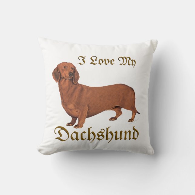Almofada Dachshund Love (Frente)