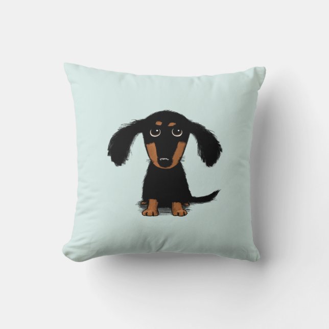 Almofada Dachshund Puppy| Cachorro-Adorável (Frente)