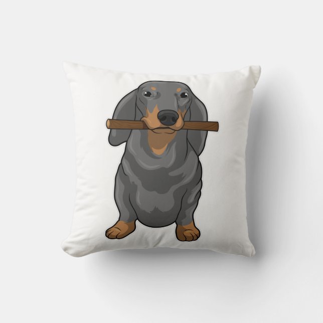 Almofada Dachshund Stick (Frente)