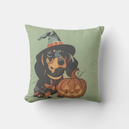 Almofada Dachshund Weenie Dog Halloween