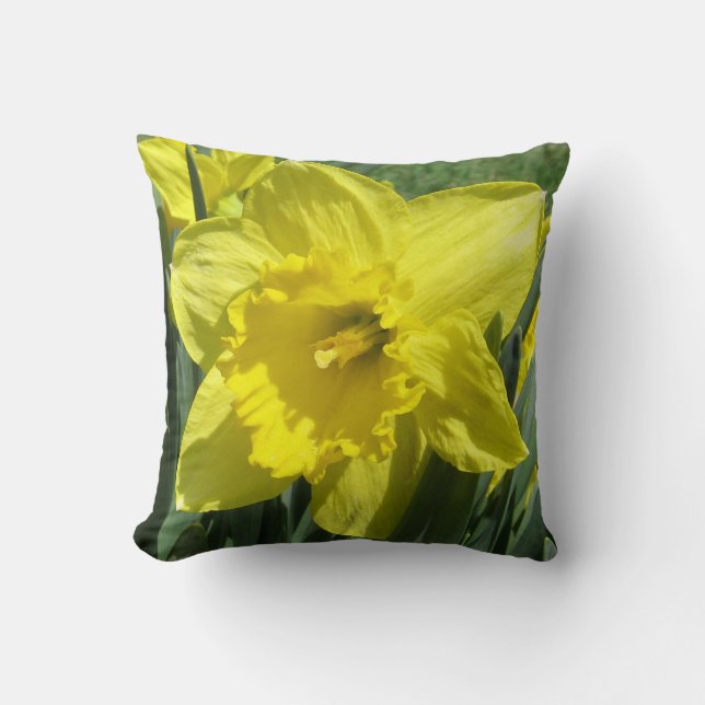 Almofada Daffodil bonito (Frente)
