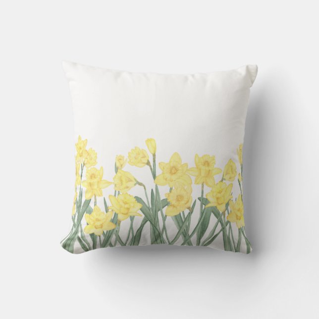 Almofada Daffodil Ditzy Ditzy Floral (Frente)