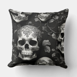 Almofada Dágil crânio e misterioso