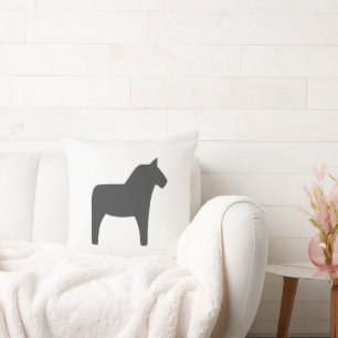 Almofada Dala Horse Cinza Escuro