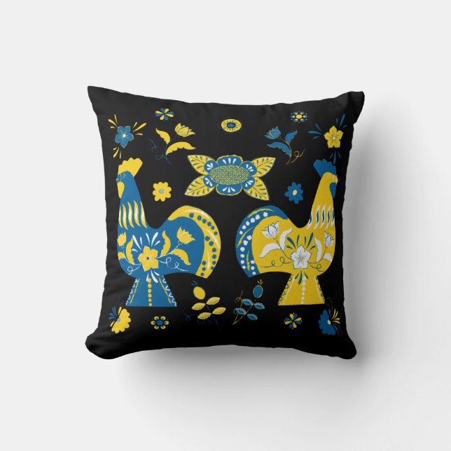 Almofada Dala Rooster sueco (Frente)