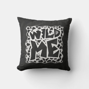 Almofada Dalmácia Black and White com Wild Me