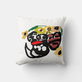 Almofada Dalmatian sunflowers