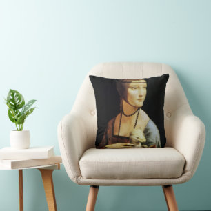 Almofada Dama com Arminho de Leonardo da Vinci
