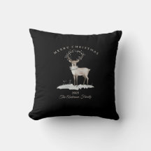 Dama de Natal de renas brancas de creme personaliz